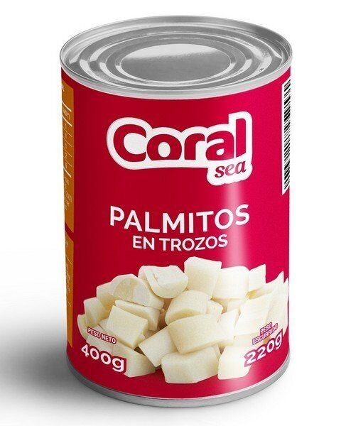 Palmitos En Trozos CORAL SEA 400g