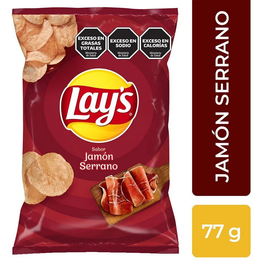 214394-1.jpg Papas fritas Lays jamon serrano x77g - Imagen 1