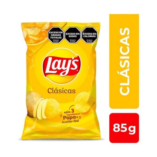 Papas fritas Lays clasicas x85g