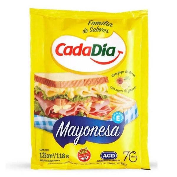 Mayonesa cada dia liviana x125g