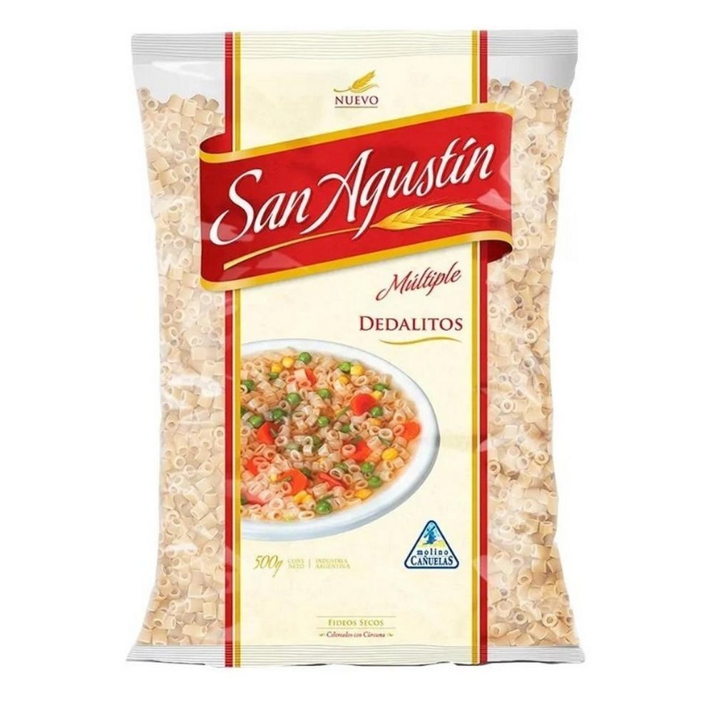 242959-1.jpg Fideos San Agustin dedalitos x500g - Imagen 1