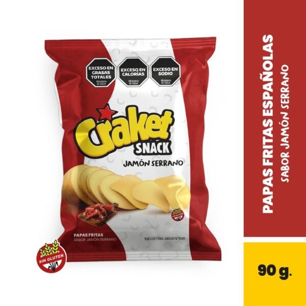 Papas Fritas Craket Jamon Serrano x90g