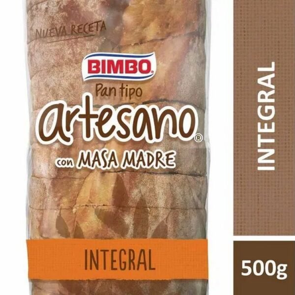Pan Artesano Integral Masa Madre x500
