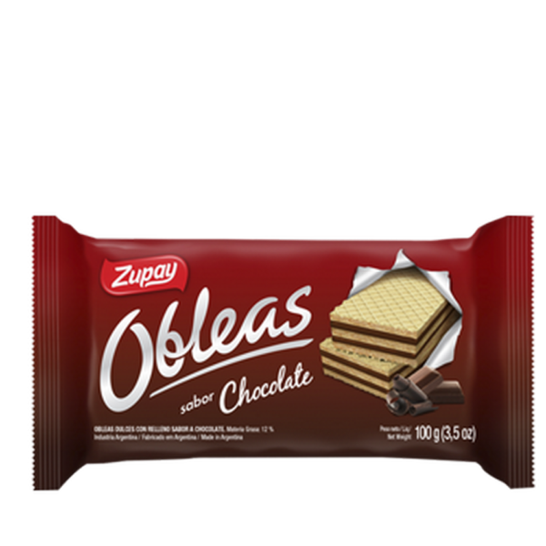OBLEA ZUPAY CHOCOLATE X100G