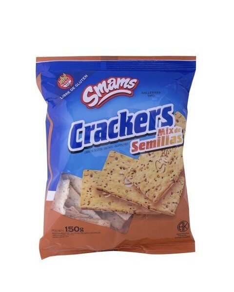 Crackers con semillas sin tacc x150g