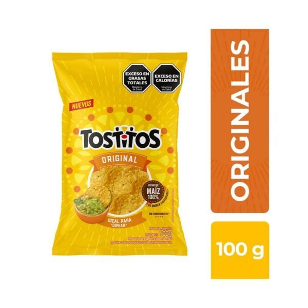 Nachos Tostitos Rounded sal x100g