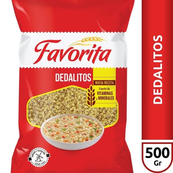 Fideos favorita dedalitos x500g