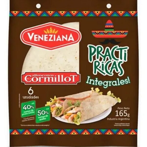 Tortillas Cormillot espinaca x6u