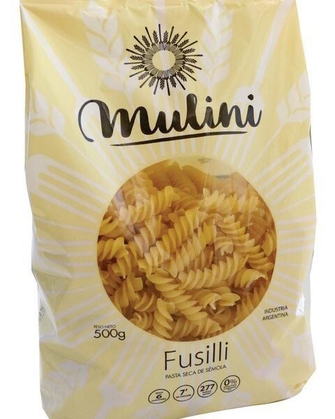 FIDEOS MULINI FUSILLI X500G