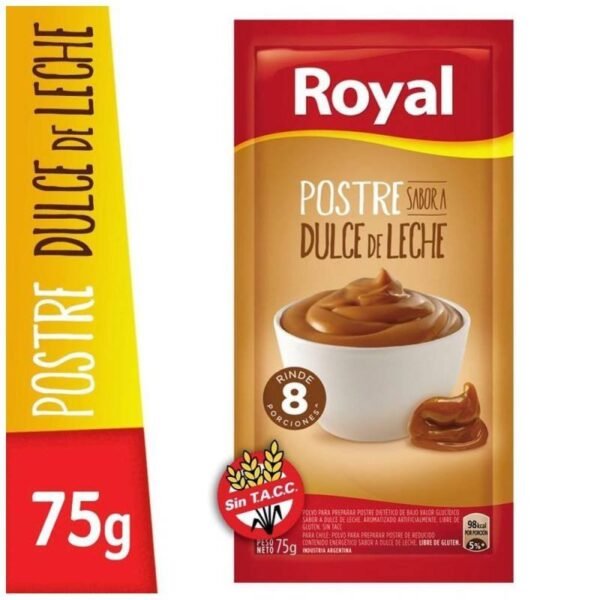 postre royal dulce leche 75g