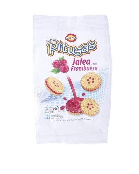 Galletitas Pitusas Rellenas Jalea x140g