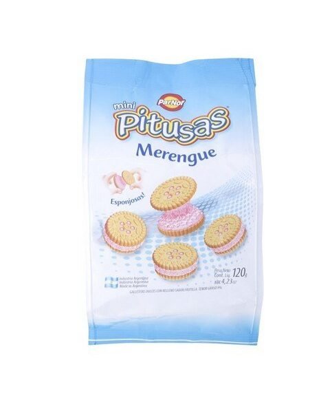 GALLETITAS PITUSAS RELLENAS MERENGUE X120