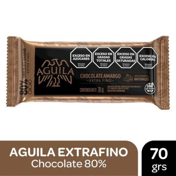 ch.aguila amargo 80%cacaox70g