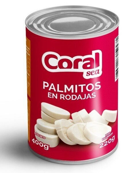 Palmitos En Rodajas CORAL SEA 400g