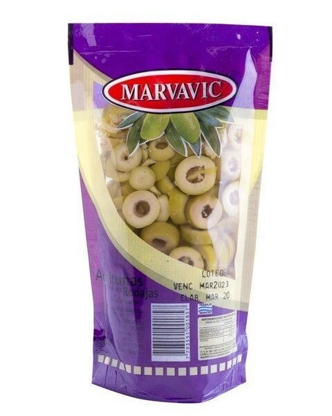 Aceitunas Negras En Rodajas 140 Gr Marvavic