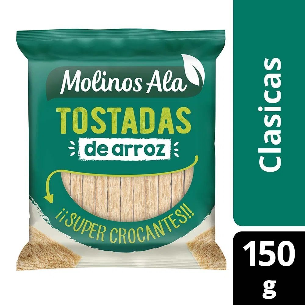 273234-1.jpg Tostadas de arroz Molinos Ala clasicas 150 g. - Imagen 1