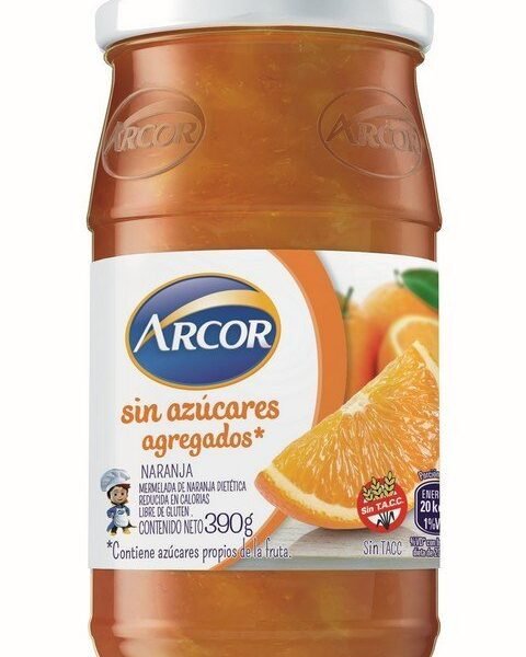 Mermelada Arcor naranja sin azucar x390g