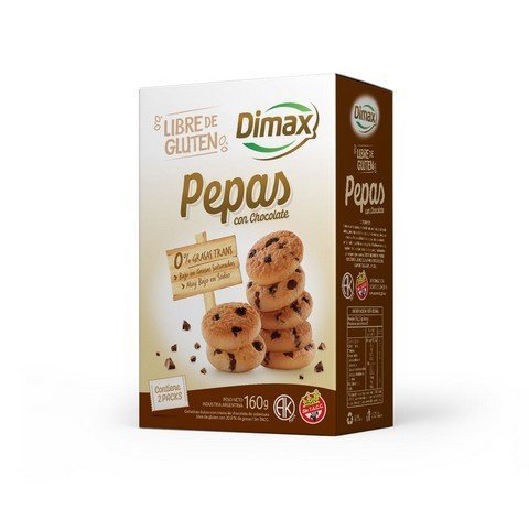 281293-1.jpg Pepas Dimax chocolate sin TACC x160g - Imagen 1