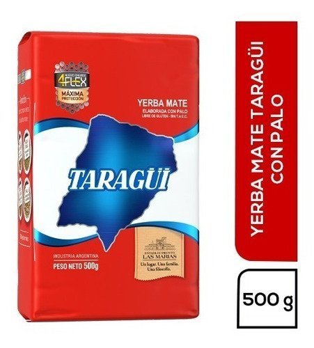 282502-1.jpg Yerba Mate Con Palo 4Flex Taragui 500 Gr - Imagen 1