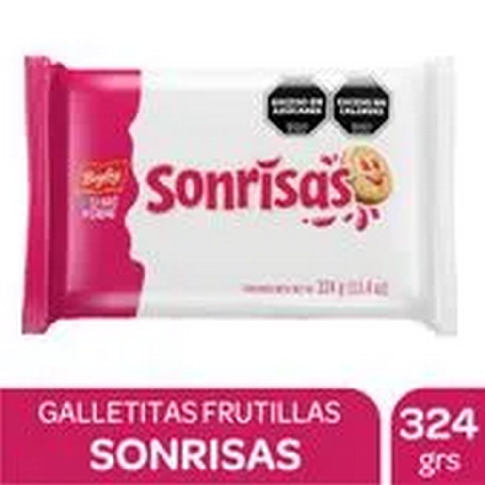 285761-1.jpg Galletitas Sonrisas Frambuesa 3x 324g - Imagen 1