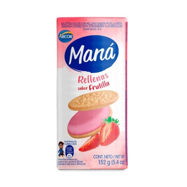 Galletitas Mana Vainilla Frutilla x152g