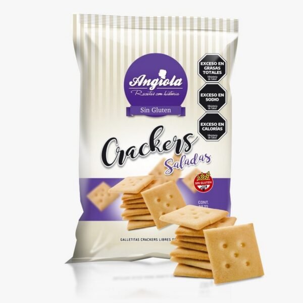 Galletitas Crackers Angiola clasicas sin tacc x150