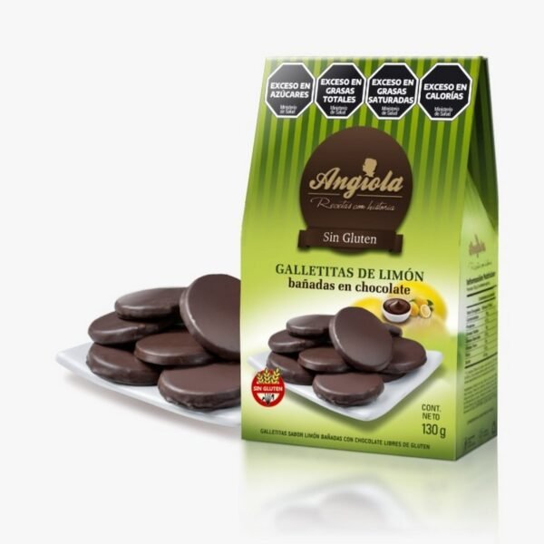 Galletitas Angiola limon/chocolate sin tacc x130g