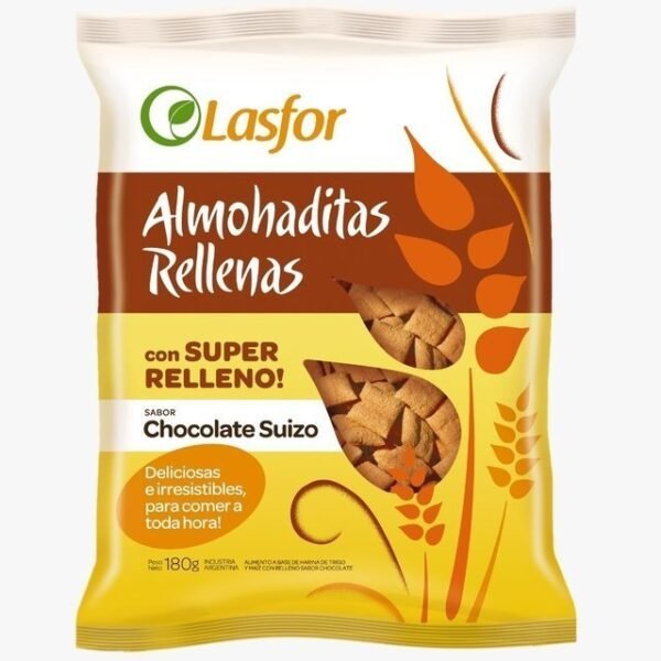 Almohaditas rellenas Lasfor chocolate x200g