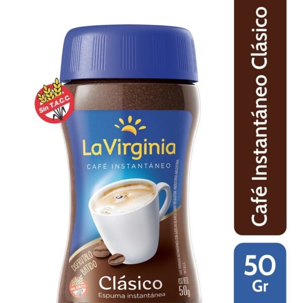 Cafe instantaneo La Virginia clasico especial x50g