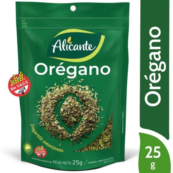 Orégano Alicante sobre 25 g.