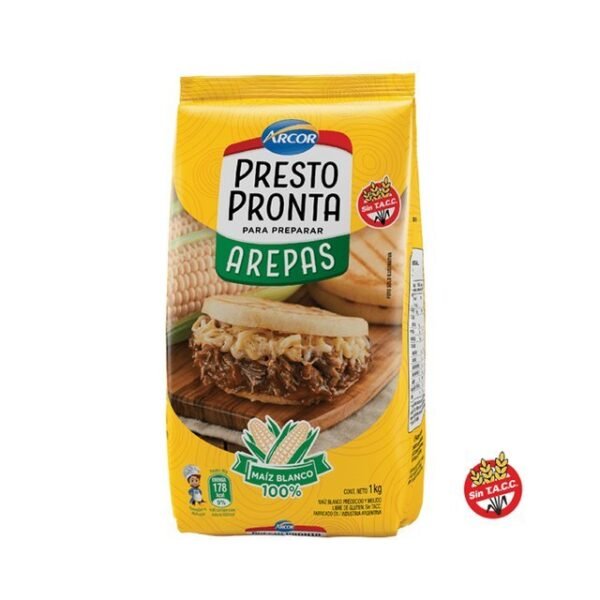 Harina de maiz Prestopronta arepas x1kg