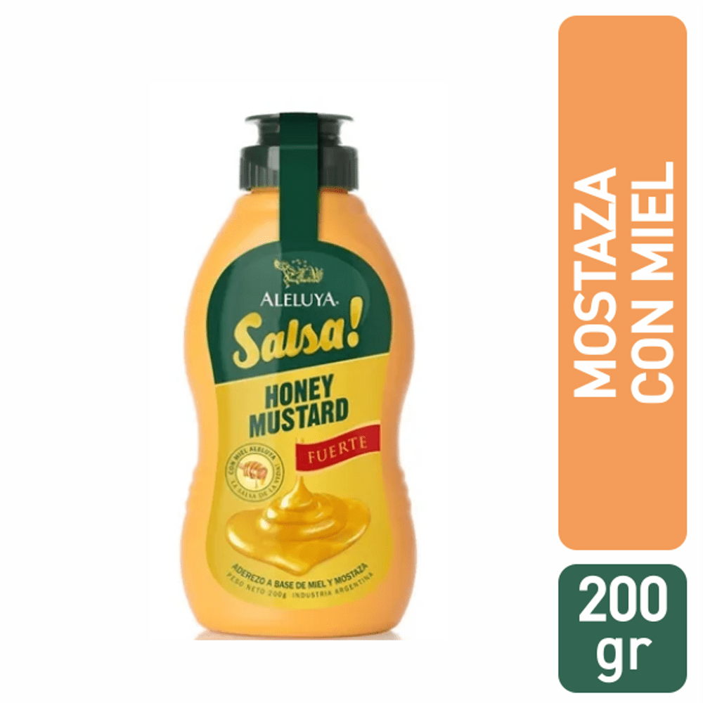 289443-1.png Mostaza y miel Aleluya fuerte x200g - Imagen 1