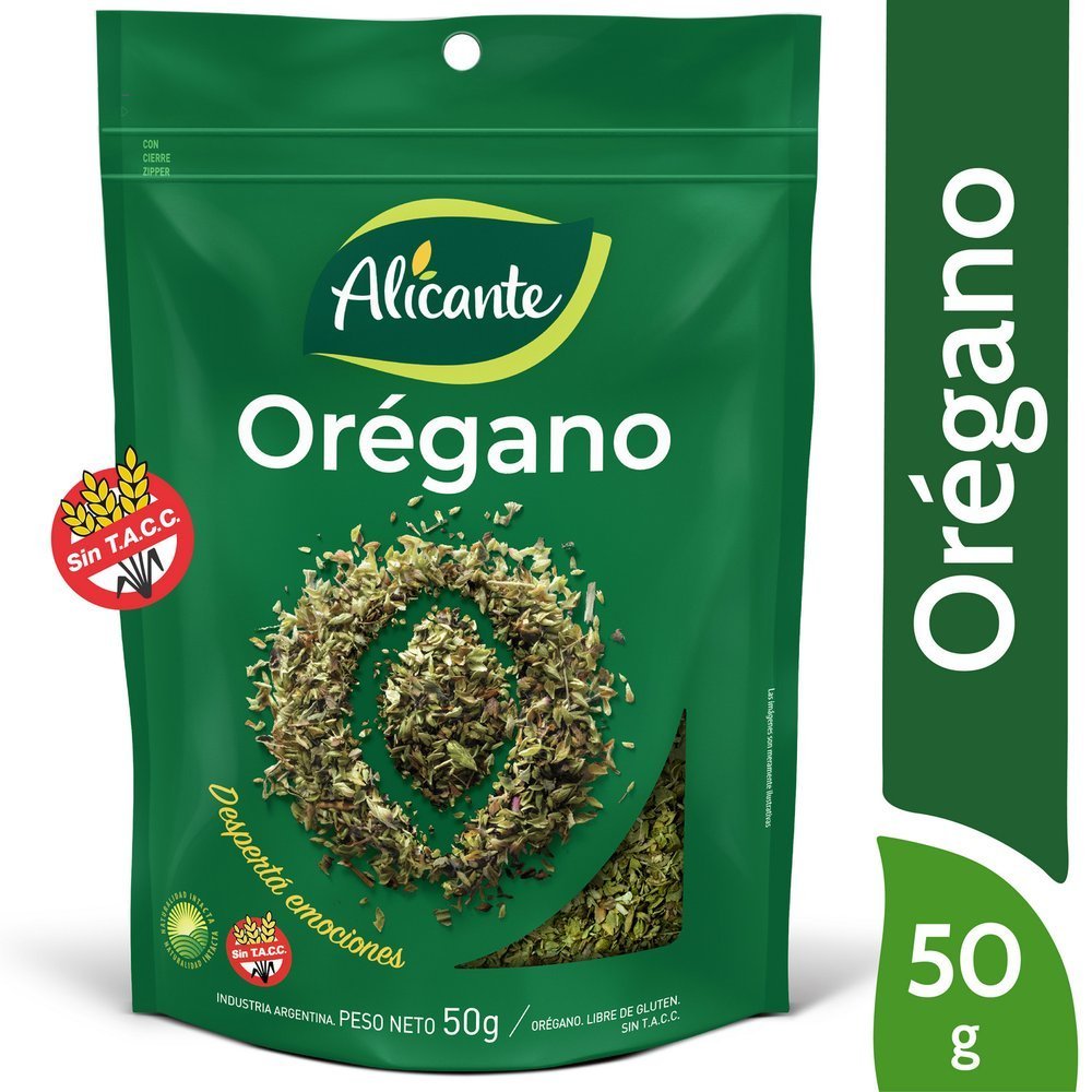 289808-1.jpg Oregano Alicante sin tacc x50g - Imagen 1