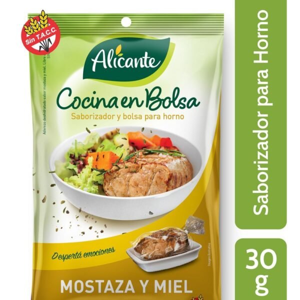 Cocina bolsa Alicante mostaza x30g