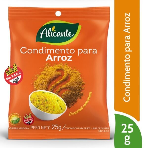 Condimento para arroz Alicante x25g