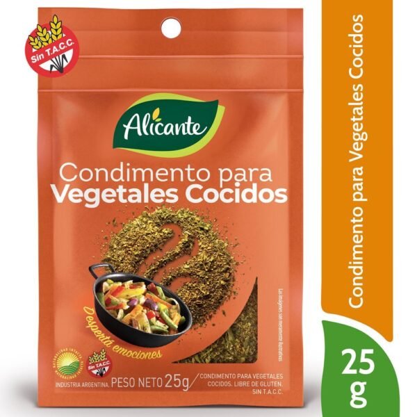 Condimento Alicante para vegetales x25g