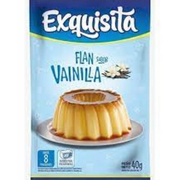 flan exquisita vainilla x40g