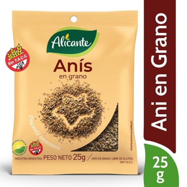 Anis en grano Alicante x25g