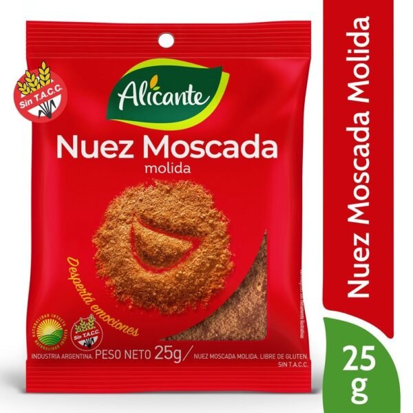 Nuez Moscada Molida Alicante x25g