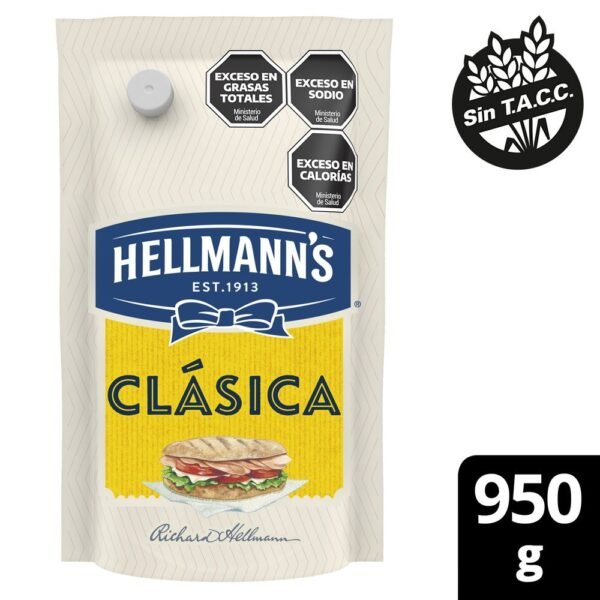 MAYONESA HELLMANNS CLASICA DOYPACK X950G