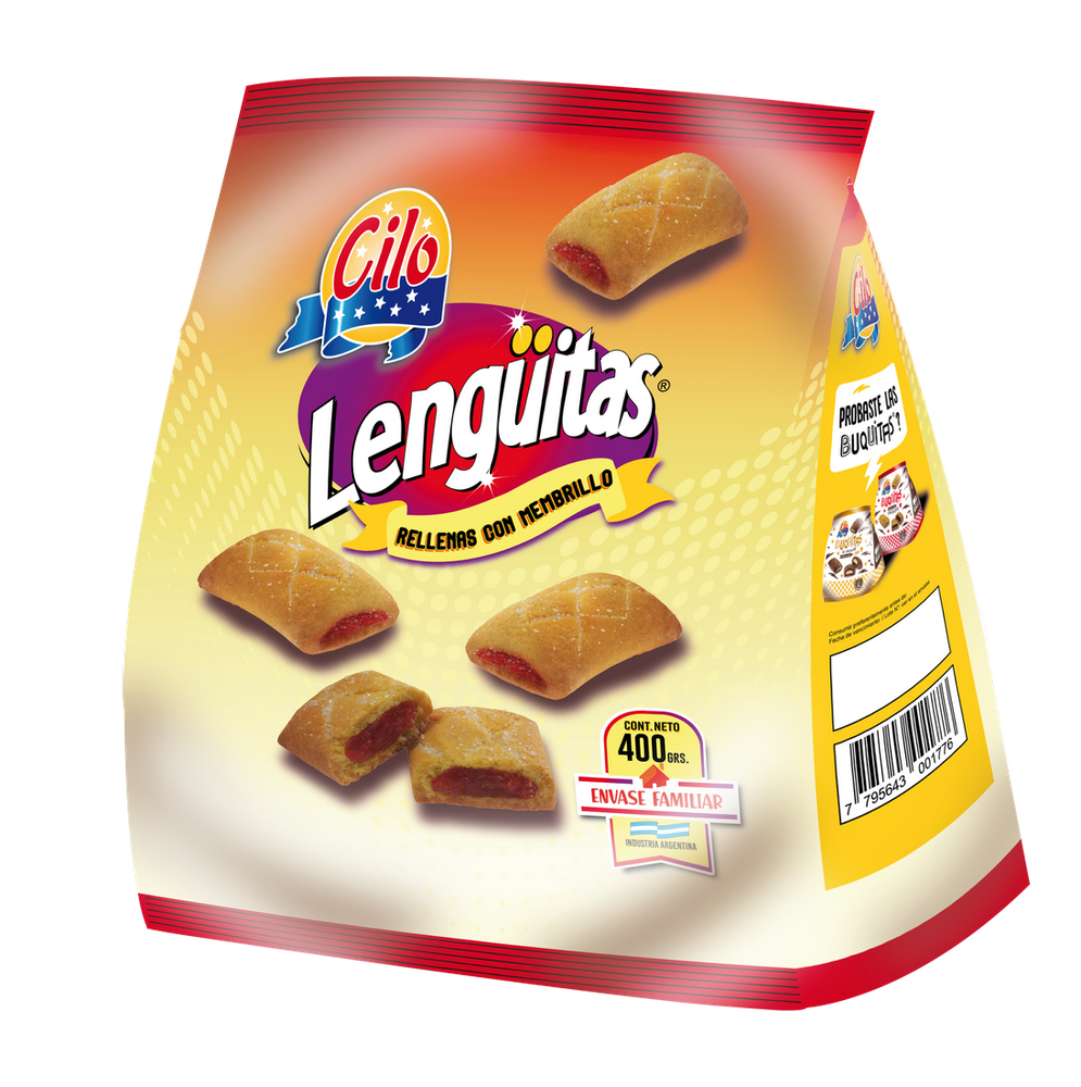293417-1.png GALLETITAS LENGUITAS MEMBRILLO CILO X400G - Imagen 1