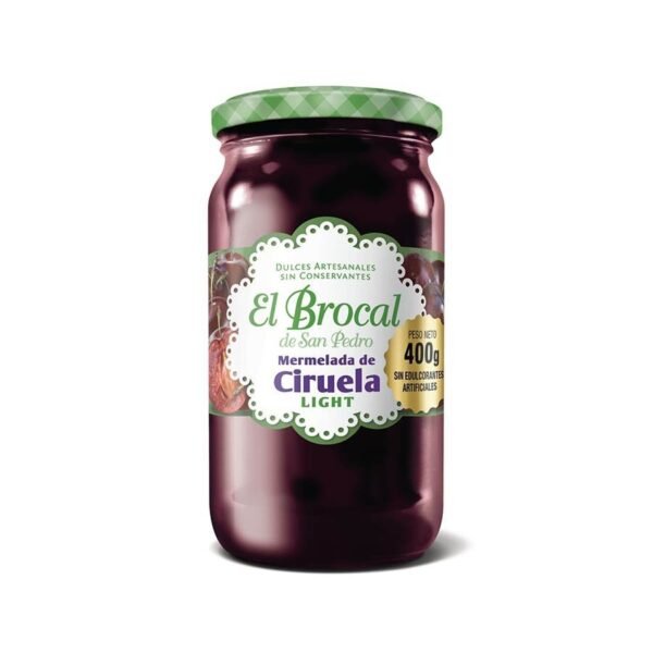 Mermelada El Brocal light ciruela x400g