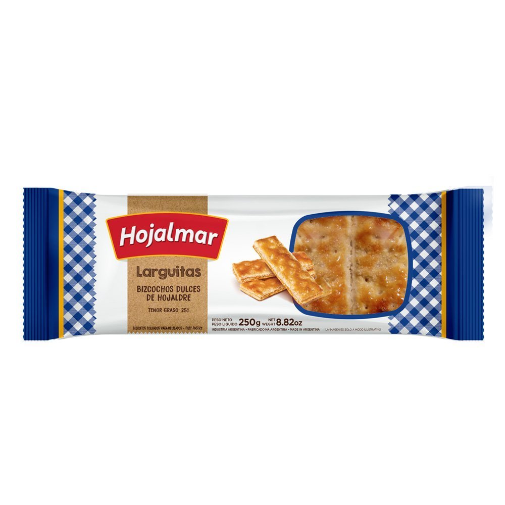 293639-1.jpg Galletitas Larguitas Hojalmar hojaldradas x250g - Imagen 1