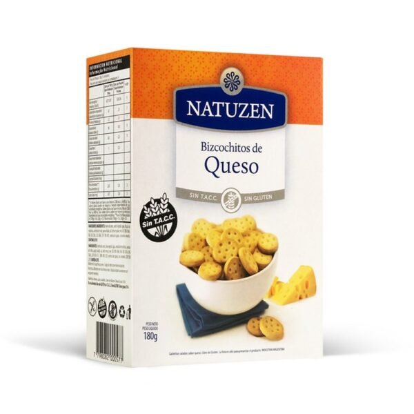 Bizcochos Natuzen queso x180g