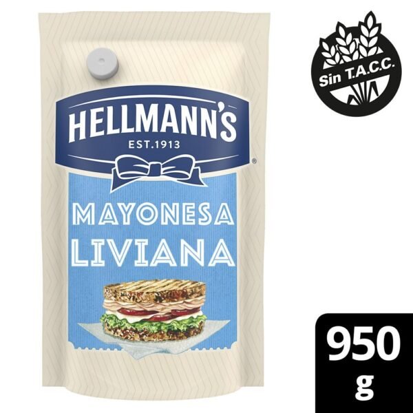 MAYONESA HELLMANNS LIGHT DOYPACK X950G