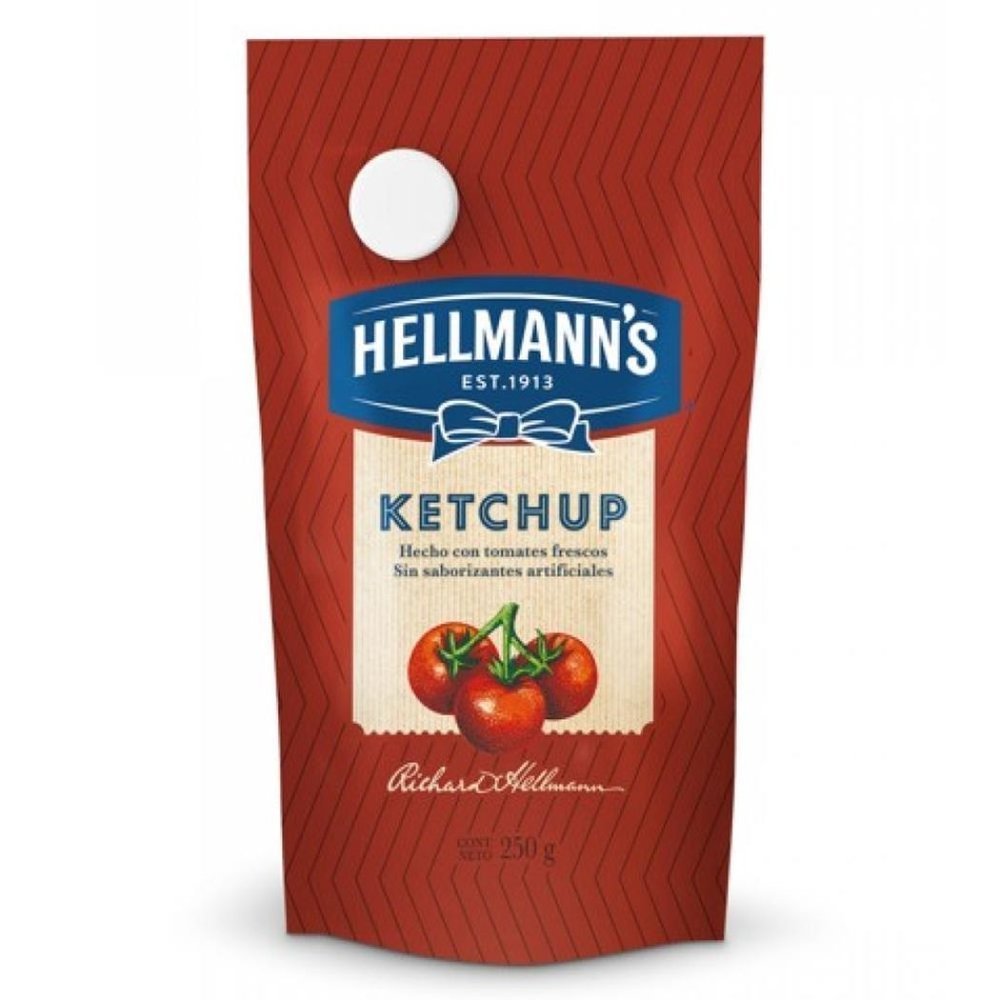 294841-1.jpg Ketchup Hellmanns doy pack x250g - Imagen 1