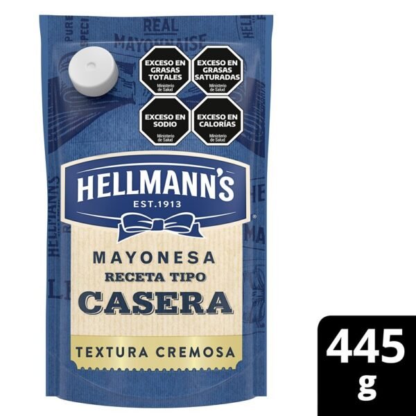MAYONESA HELLMANNS RECETA CASERA X445G