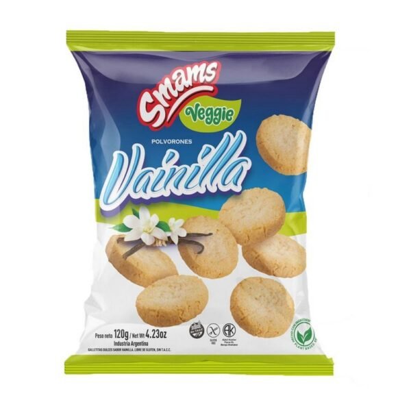 Polvoron Smams veggie vainilla x120g