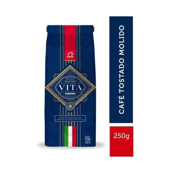 Cafe molido tostado Cabrales Vita x250g