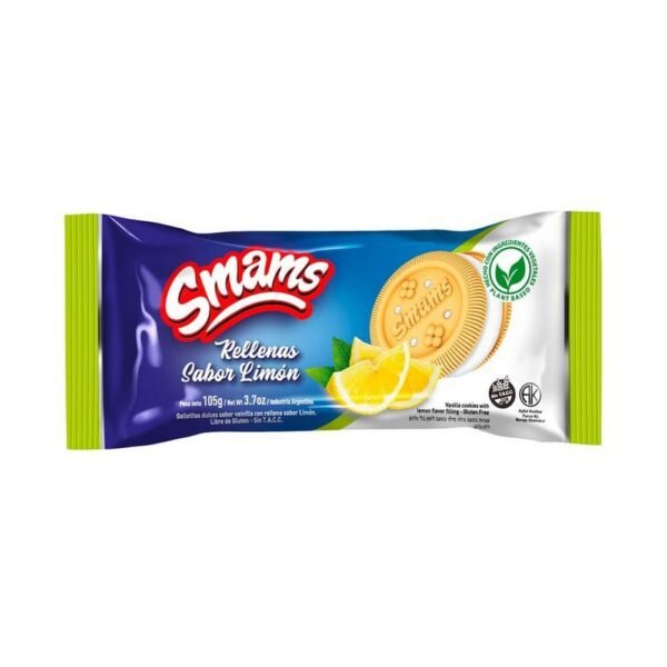 Galletitas Smams rellenas limon x105g